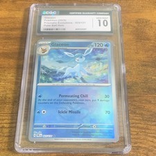 The Pokemon Company Glaceon 025/131 Prismatic Evolutions Master Ball Holo