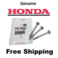 2002 - 2004 Honda Cr-v Crv Vtec Solenoid Bolts Set Of 3 Oem New 6x55 Genuine 2002 - 2004 Honda Cr-v Crv Vtec Solenoid Bolts Set Of 3 Oem New 6x55 Genuine