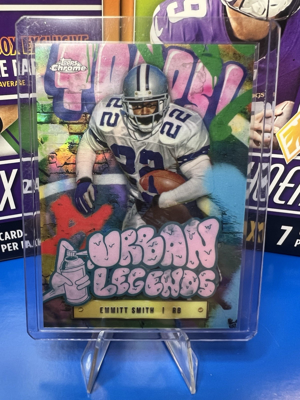 Emmitt Smith 2024 Topps Chrome Urban Legends Case Hit SSP
