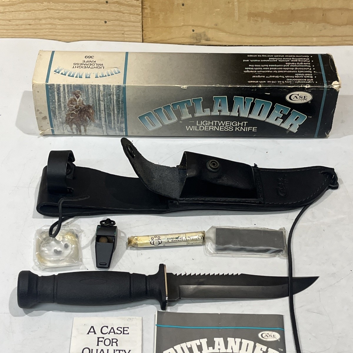 Nobu1994 Rare 1986 CASE XX #369 OUTLANDER LIGHTWEIGHT WILDERNESS