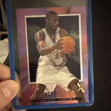 SkyBox 1996-97 E-X2000 Lorenzen Wright #29 Los Angeles Clippers Basketball Card