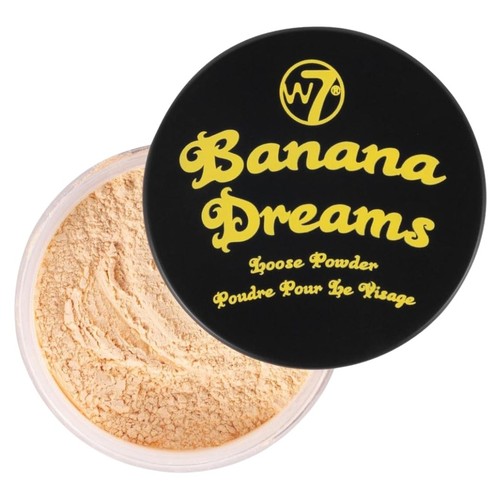 W7 Banana Dreams Loose Face Powder Makeup - Yellow Setting Powder - Picture 2 of 5