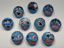 Vintage Madballs KO Monster Head Balls Lot of 10 1980s Vending Gumball NEW NOS