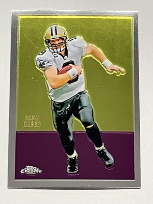 Drew Brees 2009 Topps Chrome Chicle #C30 New Orleans Saints