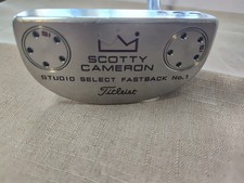 Titleist Scotty Cameron Studio Select Fastback  No.1  34” Putter!!!