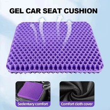 Gel Seat Cushion For Long Sitting Ergonomic Cooling Pad Non-slip Cover- Xlarge Gel Seat Cushion For Long Sitting Ergonomic Cooling Pad Non-slip Cover- Xlarge