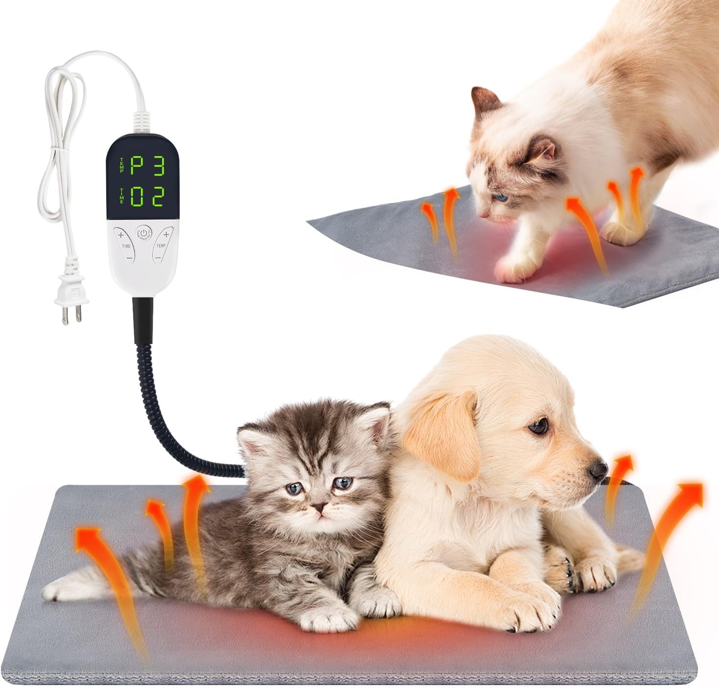 W/ Pressure Activated &ndash; Temperature Adjustable Heated Dog