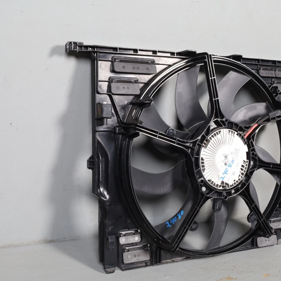 2011-2016 BMW 535i 640i 740i Radiator Cooling Fan 17427647652 OEM Used - Изображение 4 из 4
