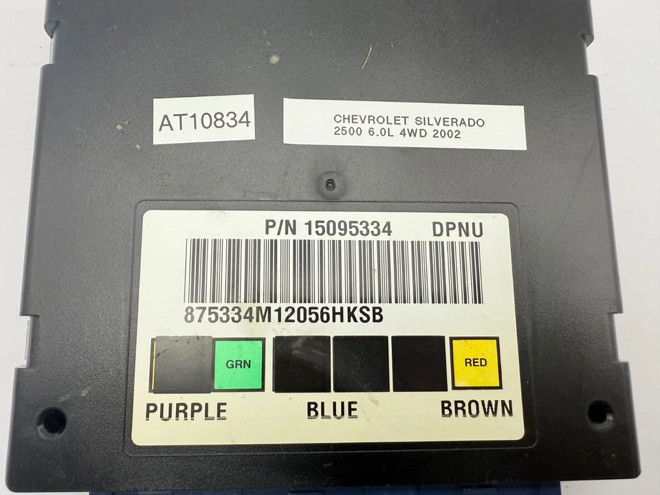 OEM 02-05 Chevrolet Silverado 2500 GMC Sierra Body Control Module BCM BCU Unit - Image 4 of 4
