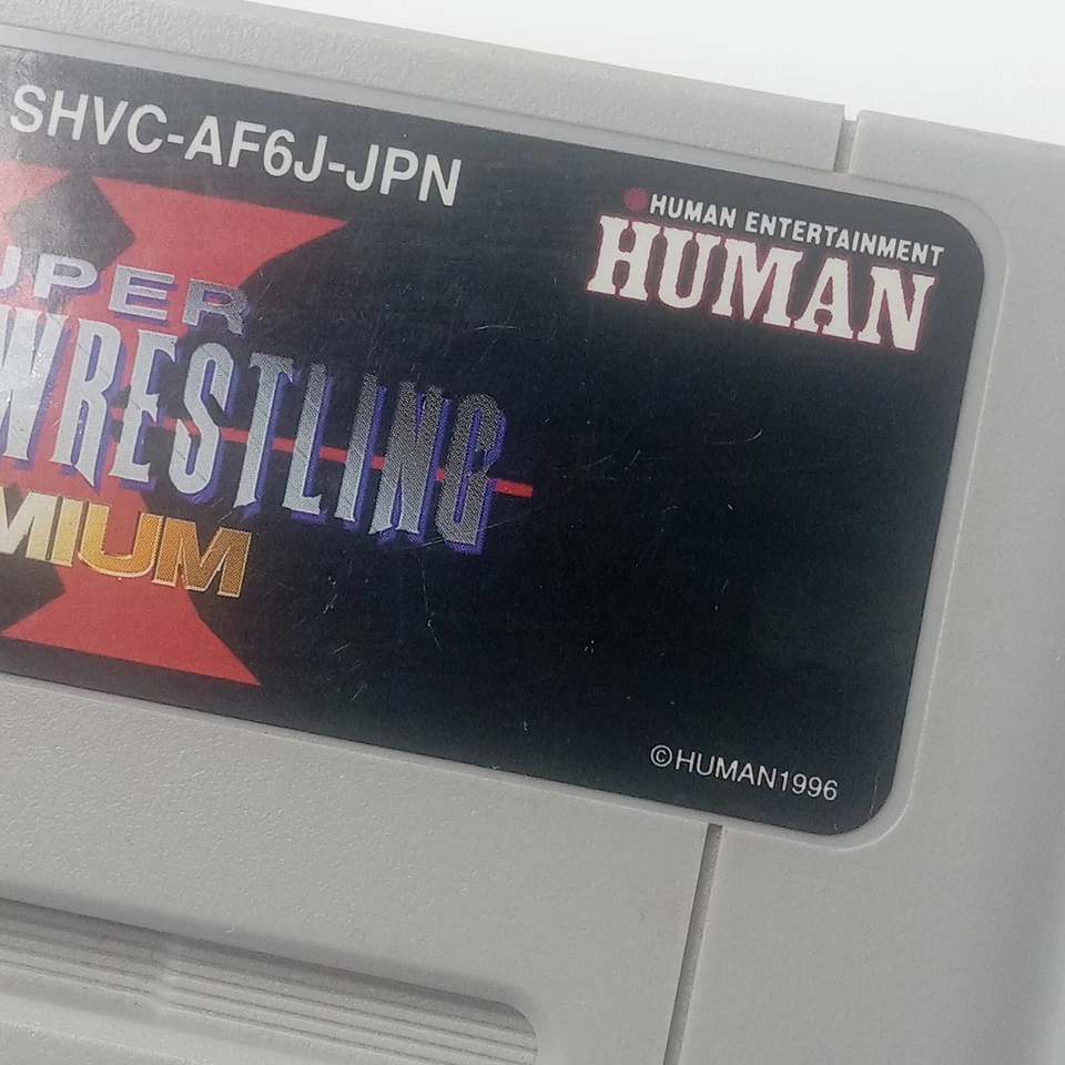 Nintendo Super Famicom Super Fire Pro Wrestling X Premium Cartridge Untested - Image 3 of 4