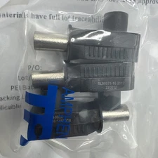 (3) Amphenol RL00571-16BK Heavy Duty Power Connectors 5.7MM RADLOCK