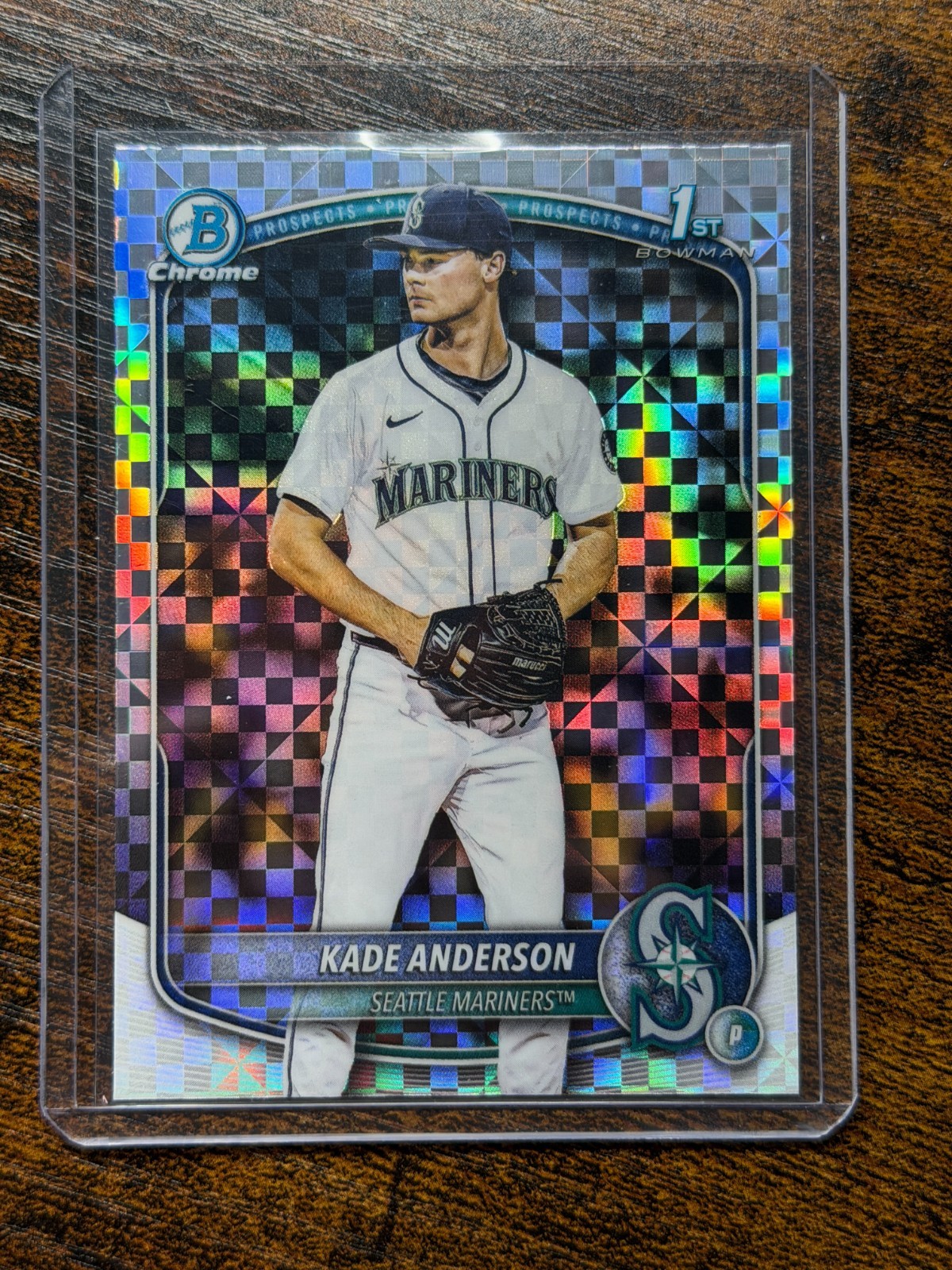 2025 Bowman Draft Chrome Kade Anderson X Fractor #BDC-3 Mariners