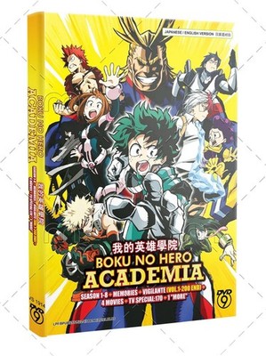My Hero Academia Staffel 1-8 + Vigilantes Memories 4 Filme Anime DVD...