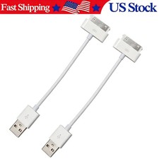 2Pack 30-Pin USB Charger Cable for iPhone 4 4S 3GS iPod iPad 1/2/3 Nano Touch 4G