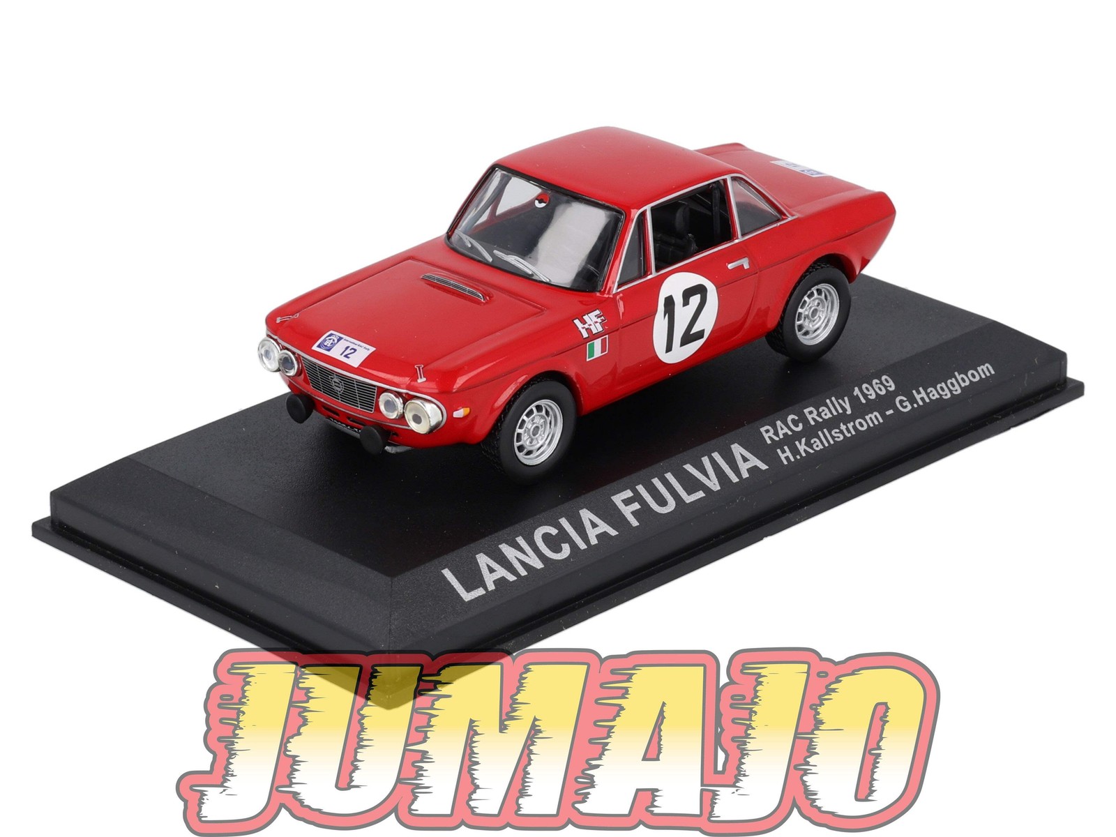 Lancia Fulvia 1969 miniature 1/43 IXO Altaya, édition collector en métal injecté