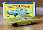 Vintage Lesney Matchbox 36 Opel Diplomat Toy Car w/ Original Box