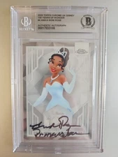 Princess Tiana 2023 Topps Chrome Card #4 Signed By Anika Noni Rose - Beckett