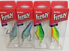 4pcs Set DFM92 Berkley Frenzy Mag Diver 0-5ft Fishing Lures