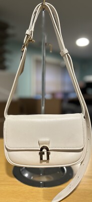 Authentic FURLA  White Crossbody / Beltbag Great Condition