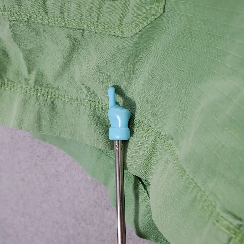 Pantalones Cortos Polo Jeans Ralph Lauren Mujer 2 Verde Carga Utilidad Ripstop Entrepierna 4" Foto 4 de 4