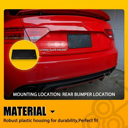 NEW Rear License Plate Holder Bracket For 2009-2023 AUDI Q5 + 6 Screws From USA - Picture 6 of 19