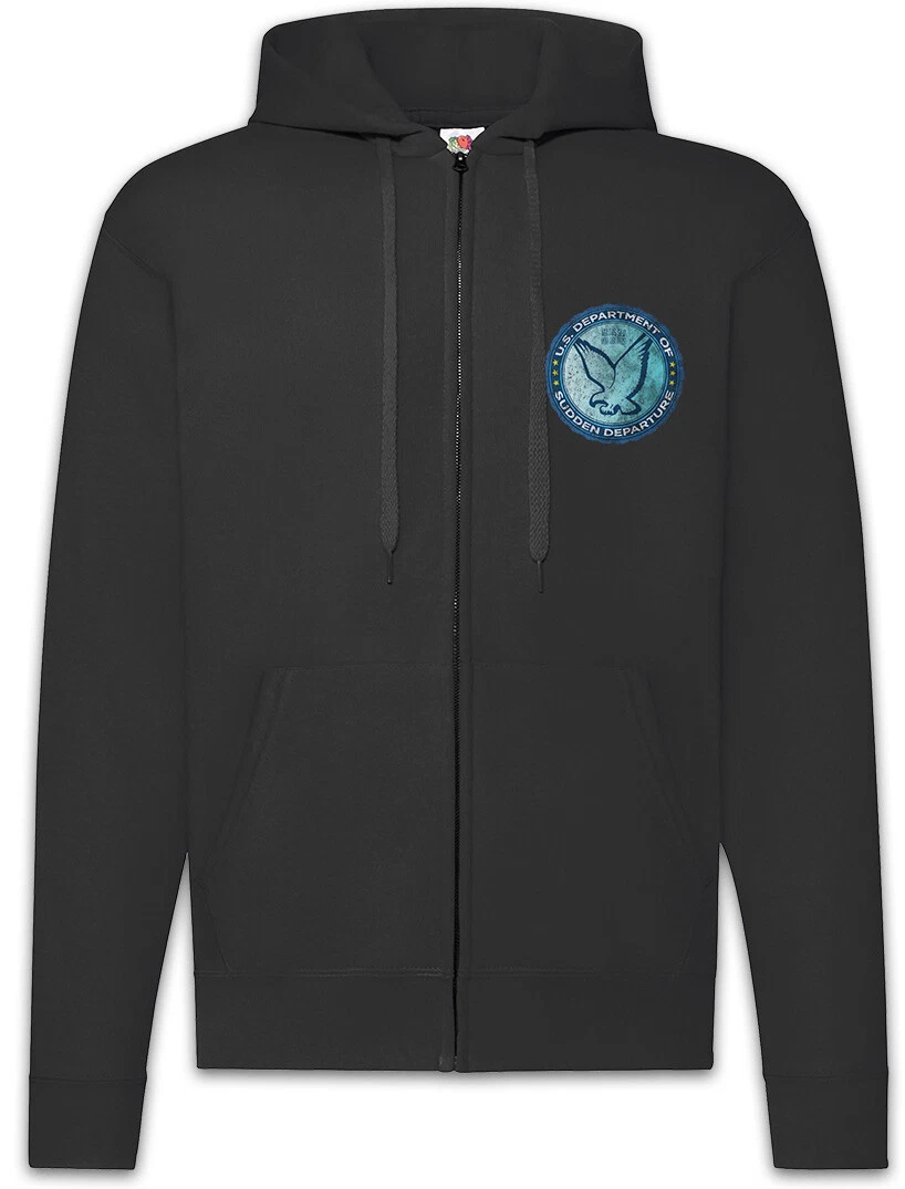 U.S. Department Of Sudden Departure Zipper Hoodie The Logo Symbol Sign Leftovers