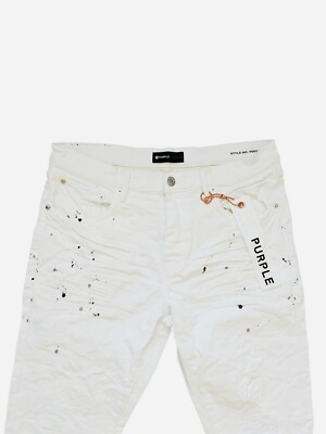 Purple Brand Jeans Mens Slim Fit Optic White P001 $265 Size 31/30