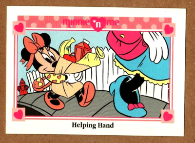 1991 Impel Disney Minnie 'N Me Disney Card - #26 Helping Hand BUY