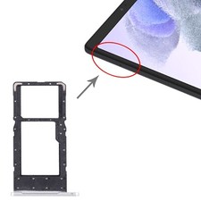 SIM Card Tray  Micro SD Card Tray for Samsung Galaxy Tab A7 Lite SM-T225 Silver