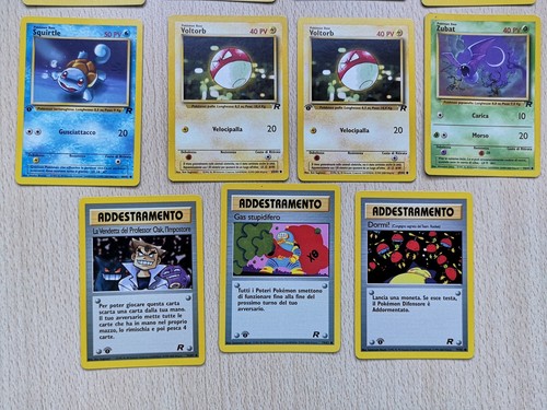 TEAM ROCKET SET POKEMON (SINGOLE, PRIMA EDIZIONE, NON COMUNI) - SCONTI - Foto 313 di 378