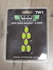 Vim Tools 6pc Neodymium Tack Weld Magnet Set Wrubber Grips Tw1 Vim Tools 6pc Neodymium Tack Weld Magnet Set Wrubber Grips Tw1