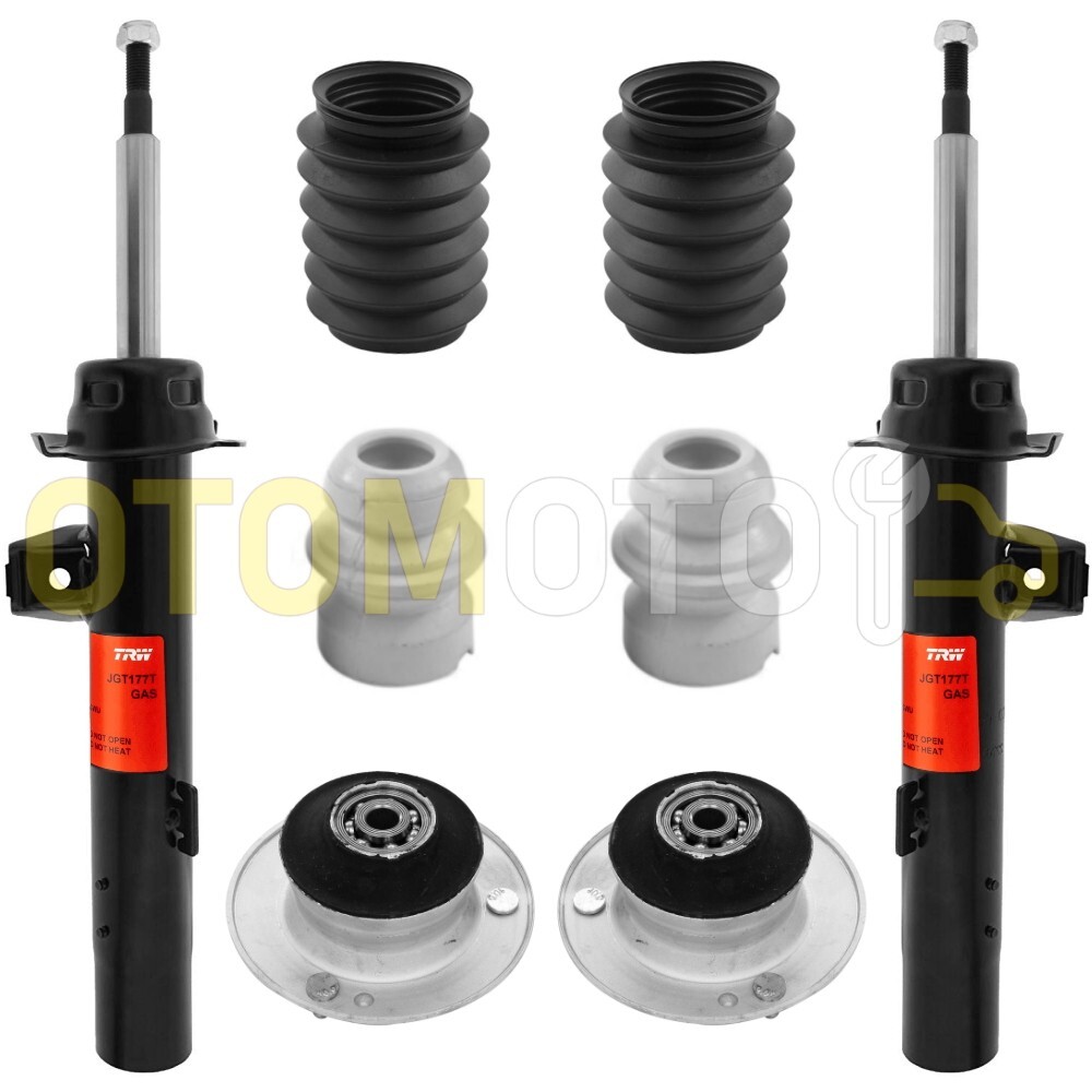 Amortisseur avant BMW E87 E90 complet avec butée soufflet pour stopper les claquements