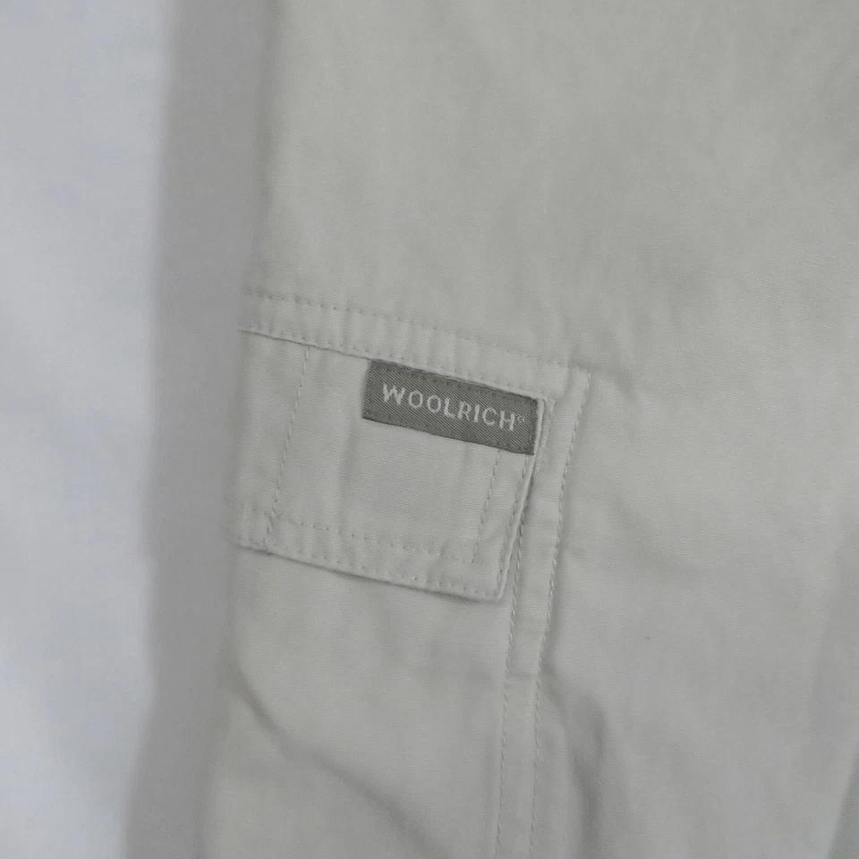 Pantalones Cortos Carga Woolrich Para Hombre Talla 34 Beige Piedra 100% Algodón Golf Deportes Aire Libre Foto 3 de 4