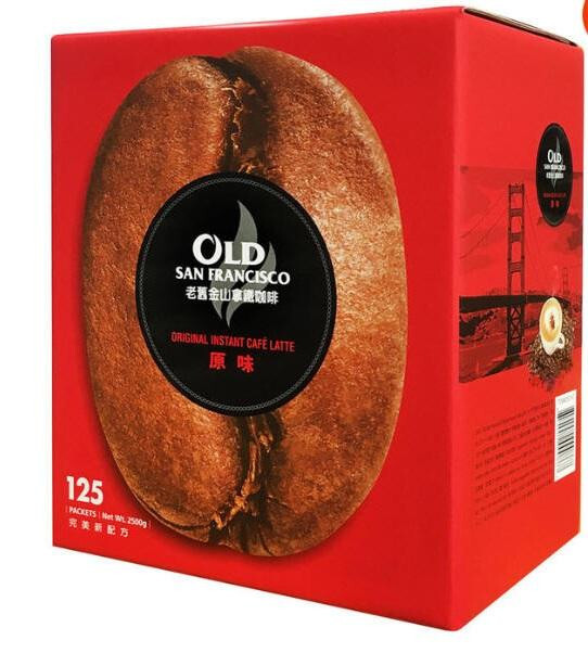 SET* NEW OLD SAN FRANCISCO Original Instant Cafe Latte (125 PACKS