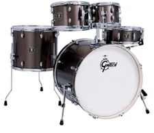 Gretsch GE4E825SPGS Energy 5-Piece Drum Shell Pack 22/10/12/16/14 - Grey Steel