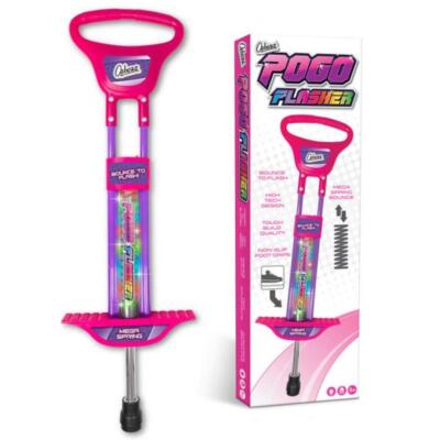 Ozbozz Light Up Pogo Stick - Pink