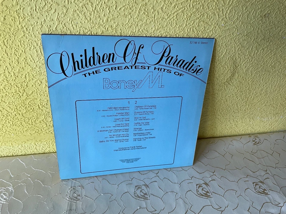 BONEY M (LP) Children of Paradise - The Greatest Hits [HANSA **club edition] ex - Image 4 of 4