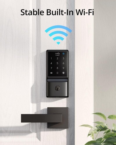 eufy Security Smart Lock 5-in-1 Keyless Entry Door Lock Built-in WiFi Deadbolt - Afbeelding 3 van 7