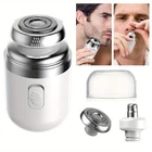 2 in 1 Mini-Shave Portable Electric Razor for Men USB Rechargeable Shaver Travel