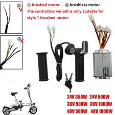 1000W 24/36/48V Electric Bicycle E-bike Scooter Brush DC Motor Speed Controller*
