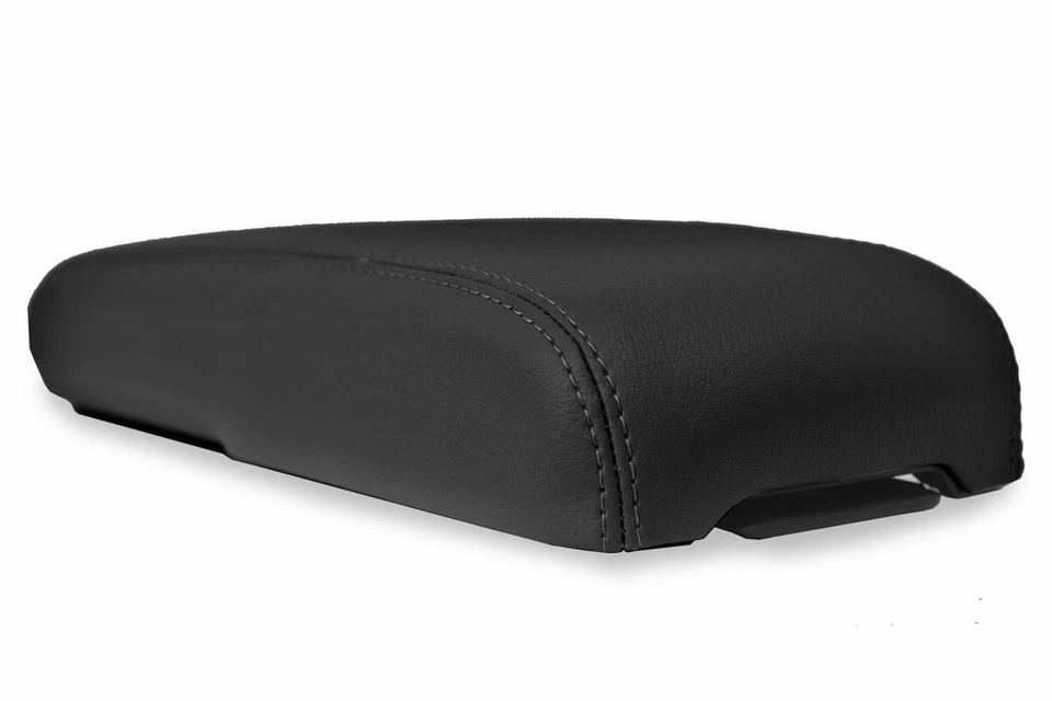 Se adapta a Chevrolet Colorado 1995-2005 PVC cuero consola tapa reposabrazos cubierta negro Foto 4 de 4