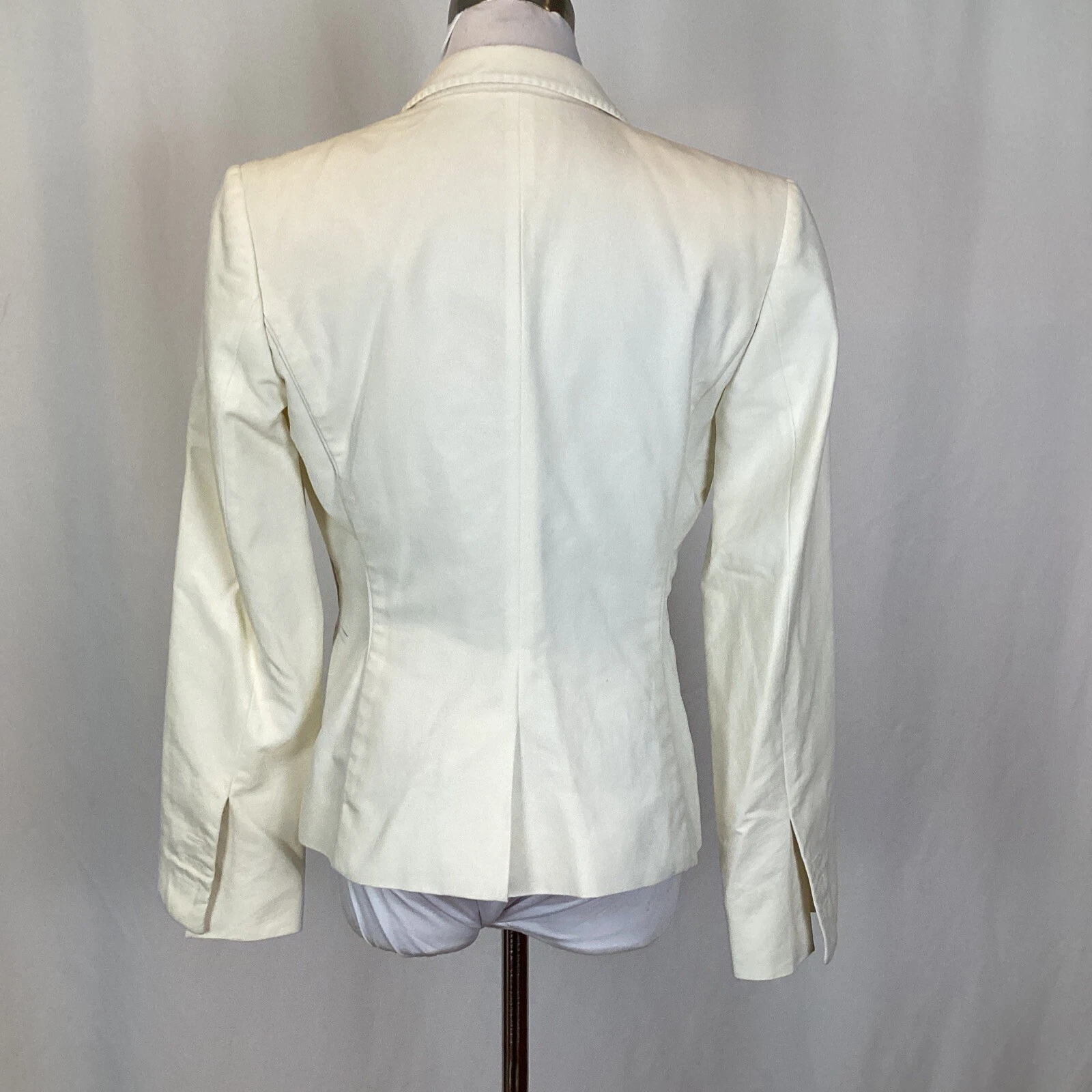 Giacca blazer Gucci donna crociera avorio giacca taglia 42 US 6