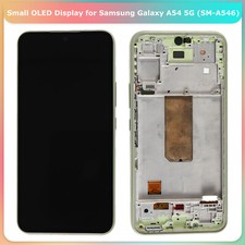 OLED Display LCD Touch Screen Frame Assembly For Samsung Galaxy A54 Lime Frame