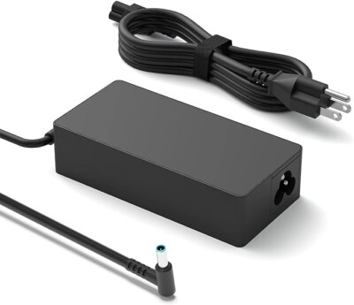 120W 19.5V 6.15A AC Adapter for HP Notebook Power Supply Blue Plug 4.5*3.0mm pin