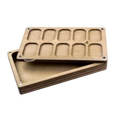 Plywood Bead Organizer Multiple cells Needlework storage organizer