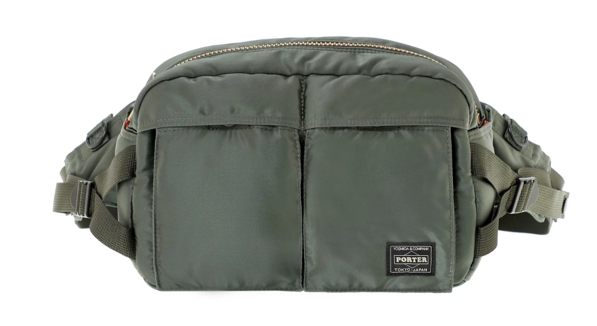 Yoshida Porter All New Tanker Hip Bag Sage Green (Model: 622-08635