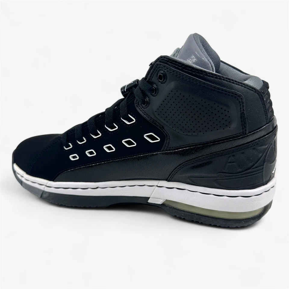Zapatilla deportiva Jordan Ol' School negra blanca gris fresca para hombre Foto 3 de 4