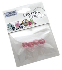 4 pcs Crystal 8mm Faceted 5000 Round Light Rose Pink Beads