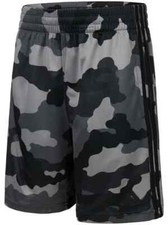 NWT- adidas Boy's Fall Camo Short size S 8 AH5738 Tennis Basketball 30