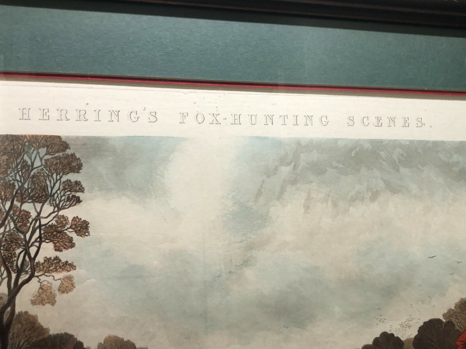 Vintage JF Herring Herring's Fox Hunting Scenes "The Meet" Engraving